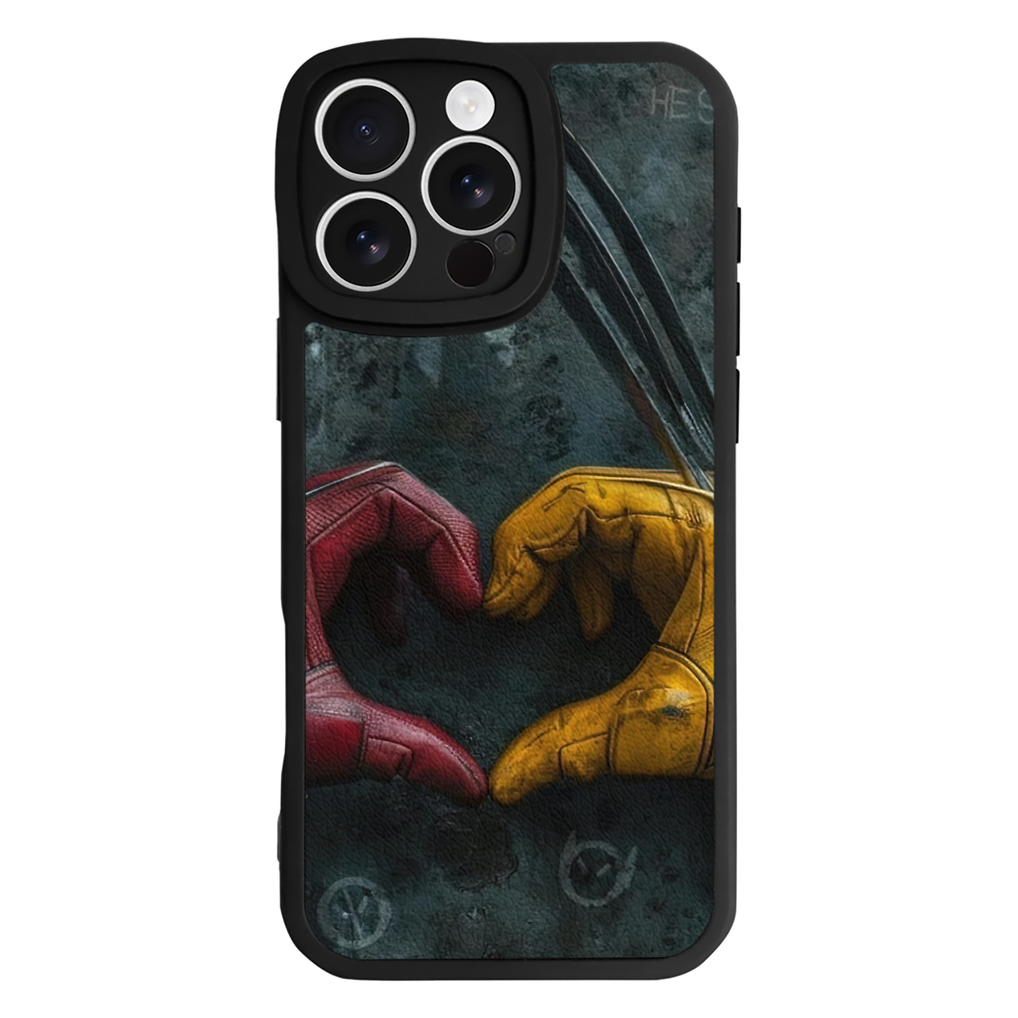 （画像用） Deadpool デッドプール 【iPhone 16シリーズ対応】シリコンスマホケース（レザー調） 材質：シリコン